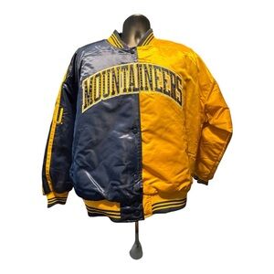 NWT - G—111 4 HER - Mountaineers Blue and Yellow Varsity Jacket